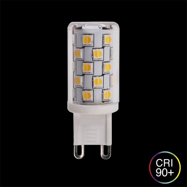 LED G9 4W 3-steg dim to warm minne dimbar